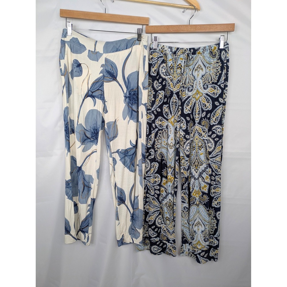 Lot of 2 Soma Cool Nights Lounge Pants Womens XS Soft Stretch Pajama Pants